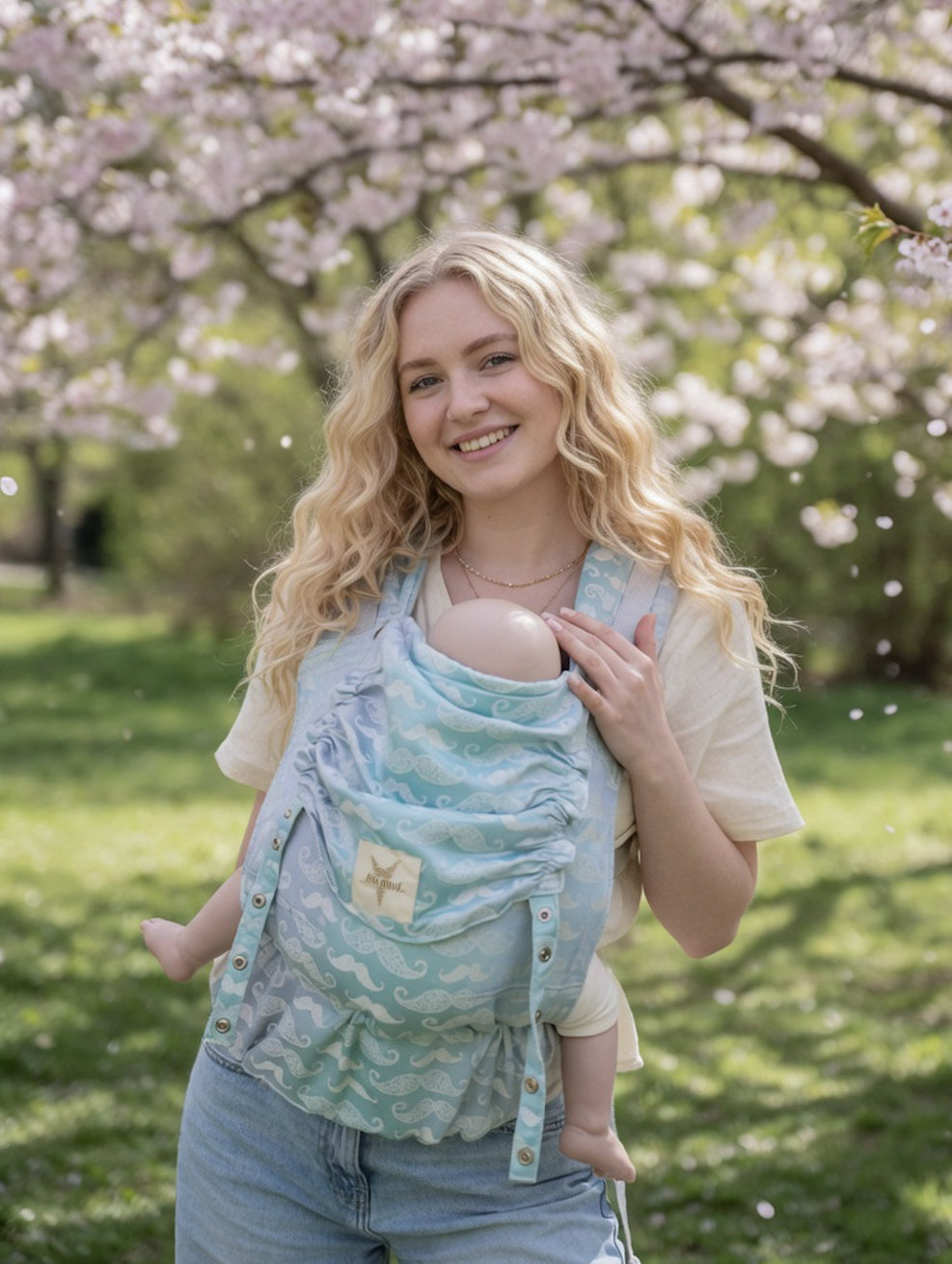 Babytrage Flip X Mustache Malik