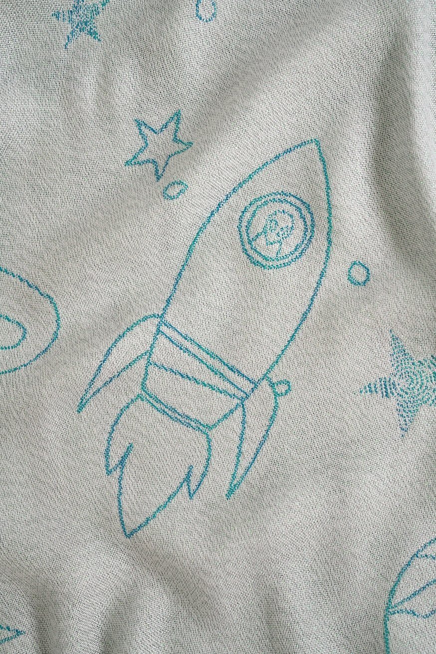 Manta de bebé Espacio Profundo Vía Láctea Kokadi