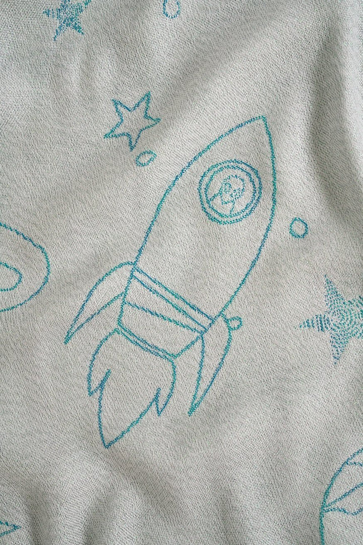 Manta de bebé Espacio Profundo Vía Láctea Kokadi