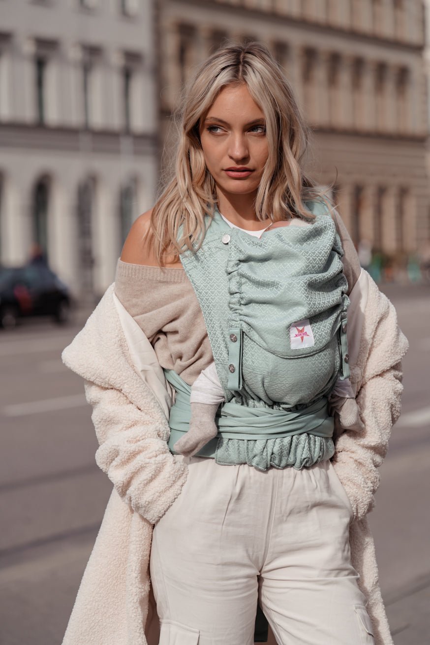 Babytrage TaiTai Heart2Heart Mint - KOKADI