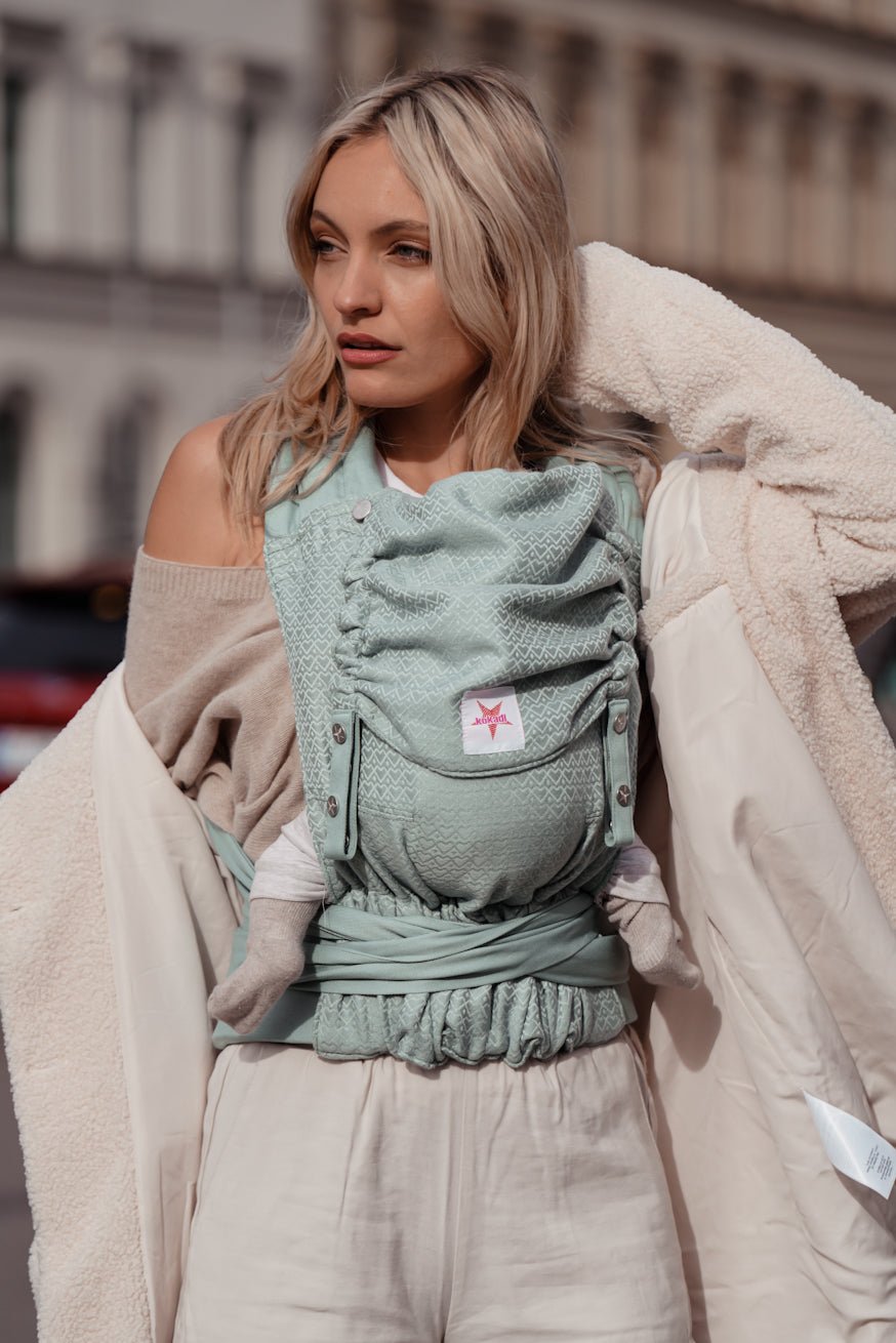 Babytrage TaiTai Heart2Heart Mint - KOKADI