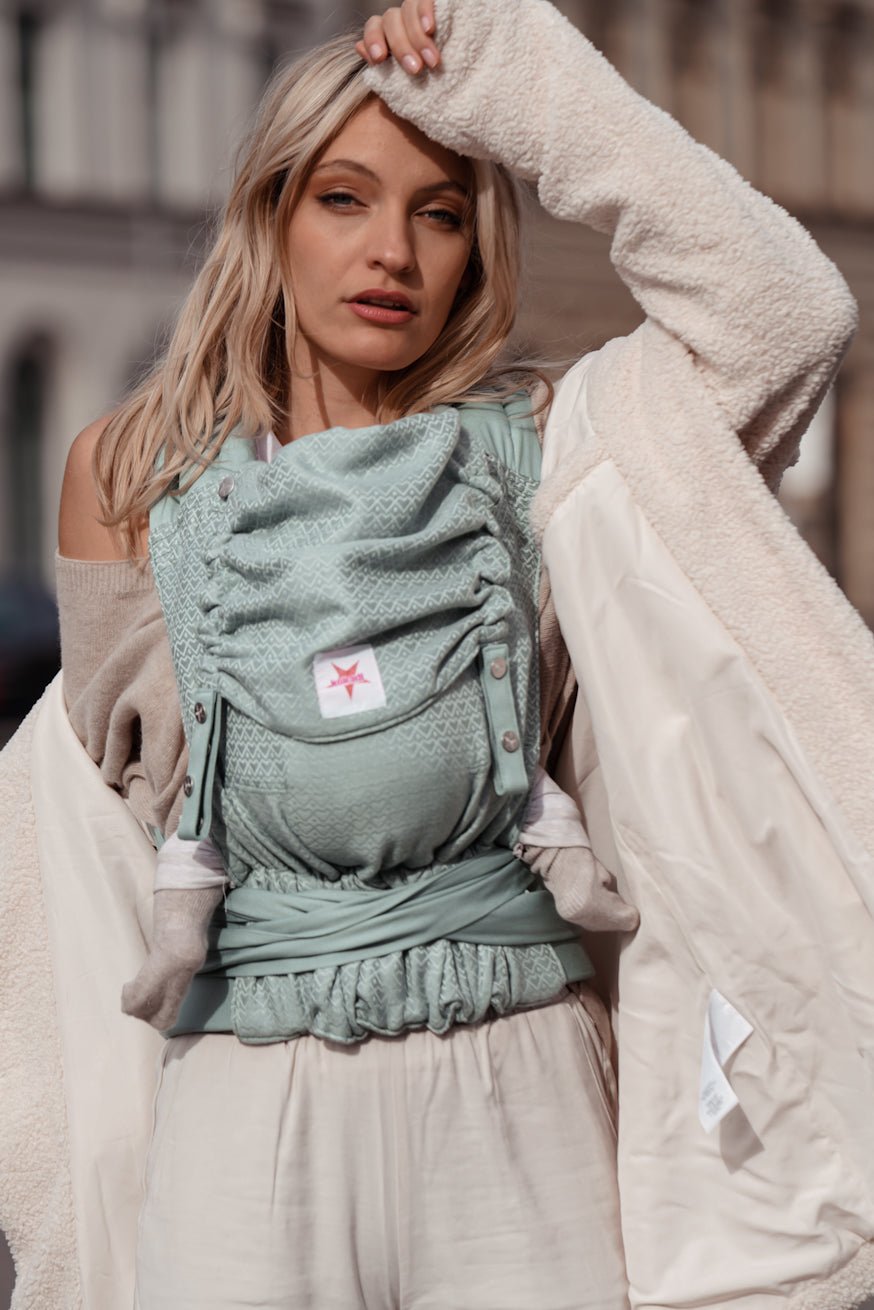 Babytrage TaiTai Heart2Heart Mint - KOKADI