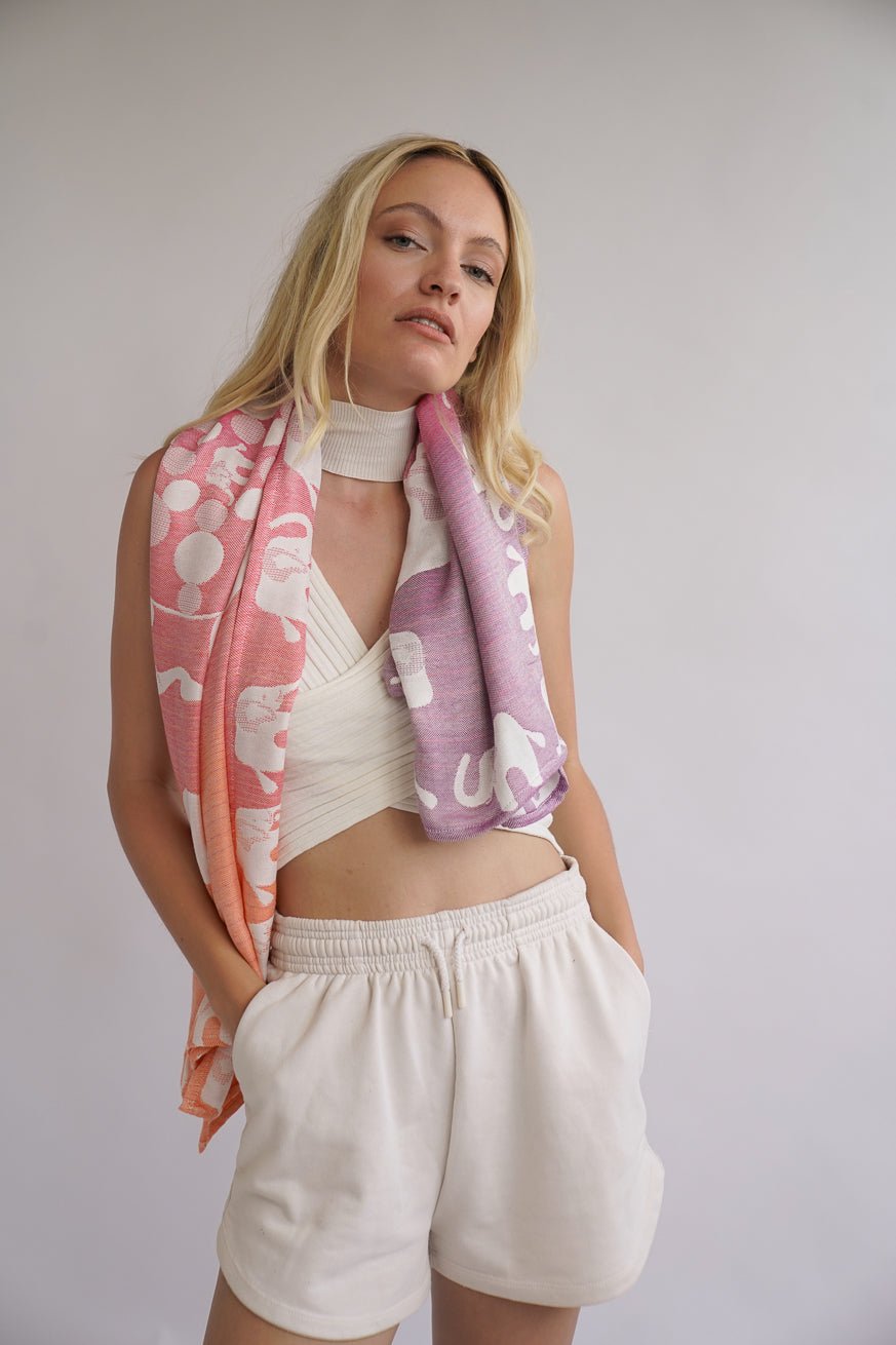 Kuscheltuch Elefantenparade Ella - KOKADI