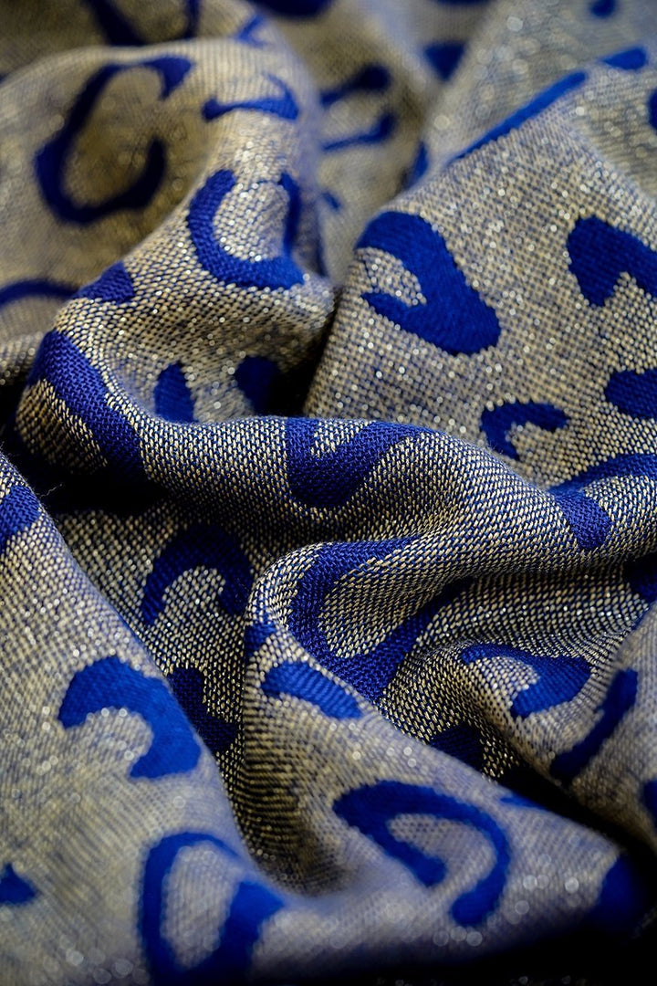 Knuffeldeken Safari saffier goud - KOKADI