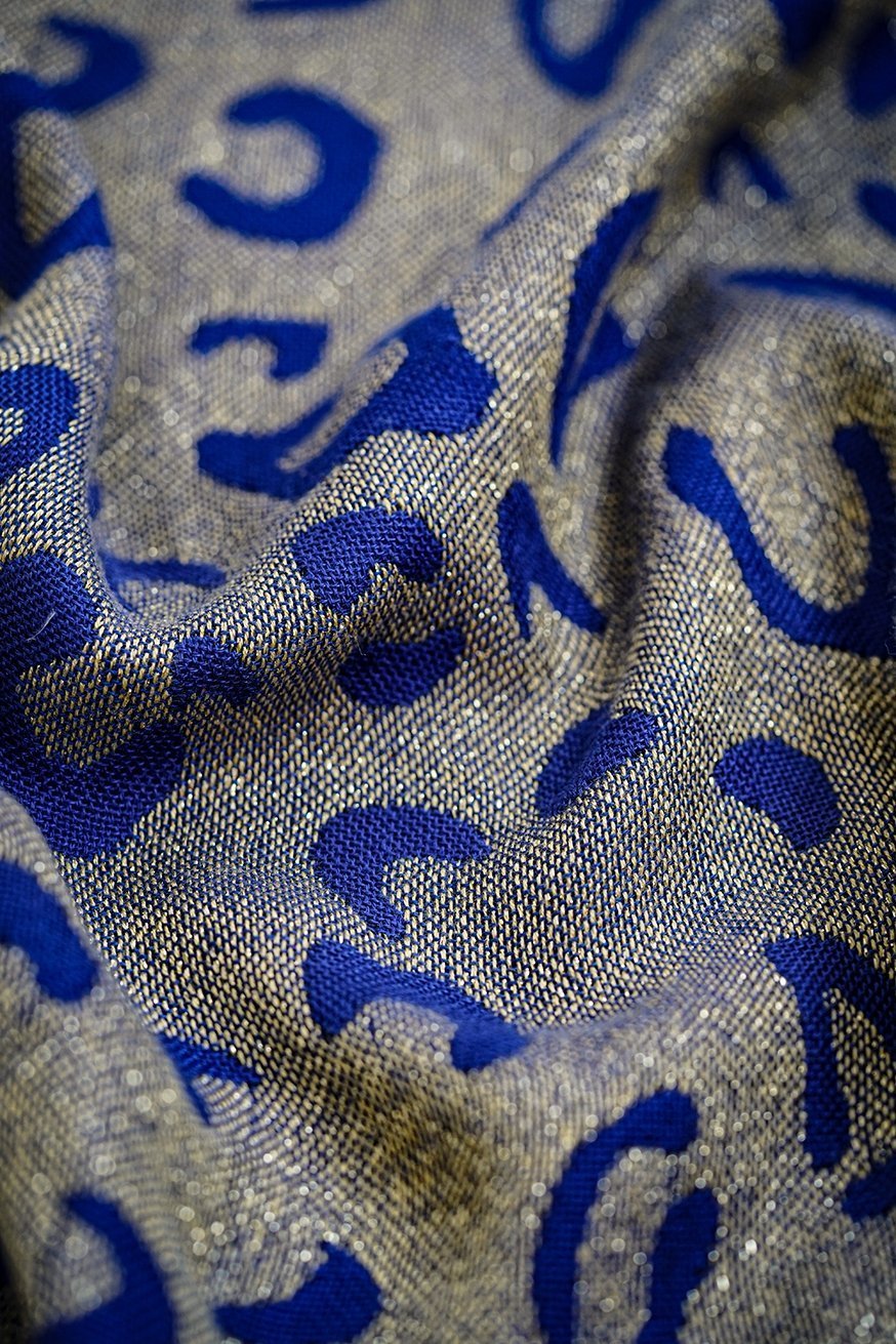 Knuffeldeken Safari saffier goud - KOKADI